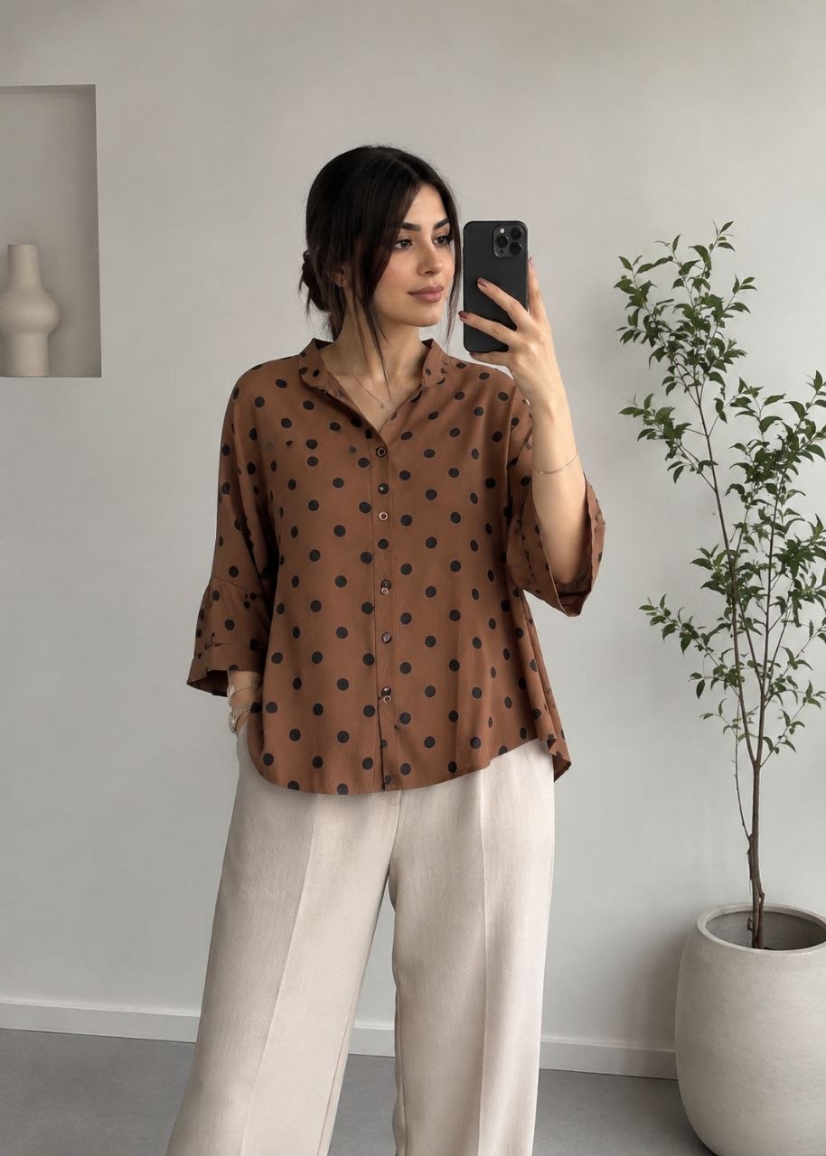شومیز خالدار