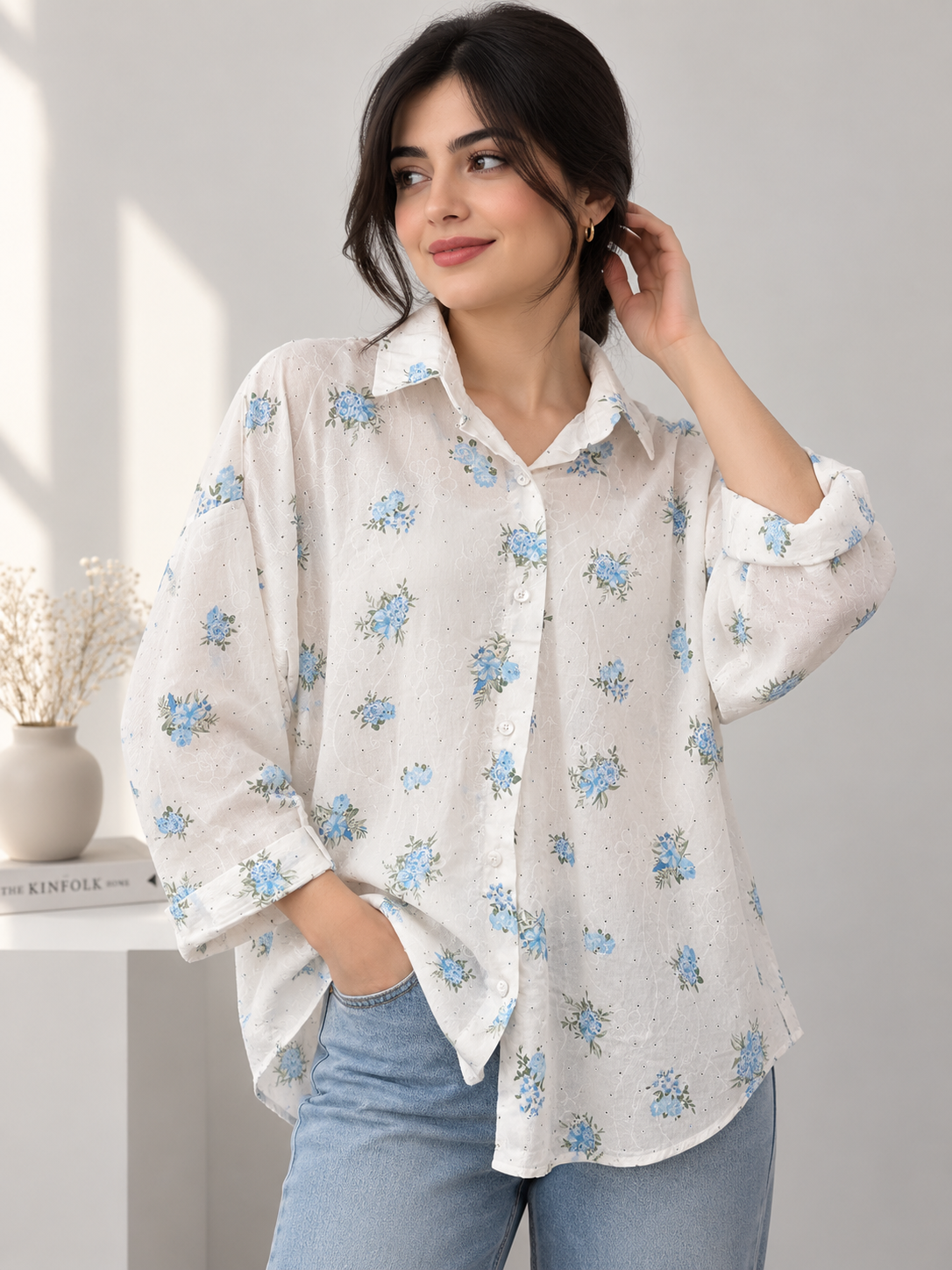 شومیز وال نخی