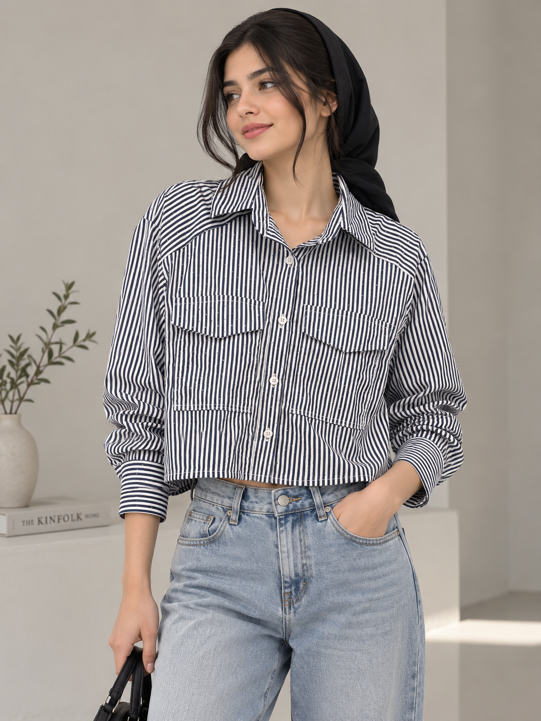 کراپ‌ نگین دار