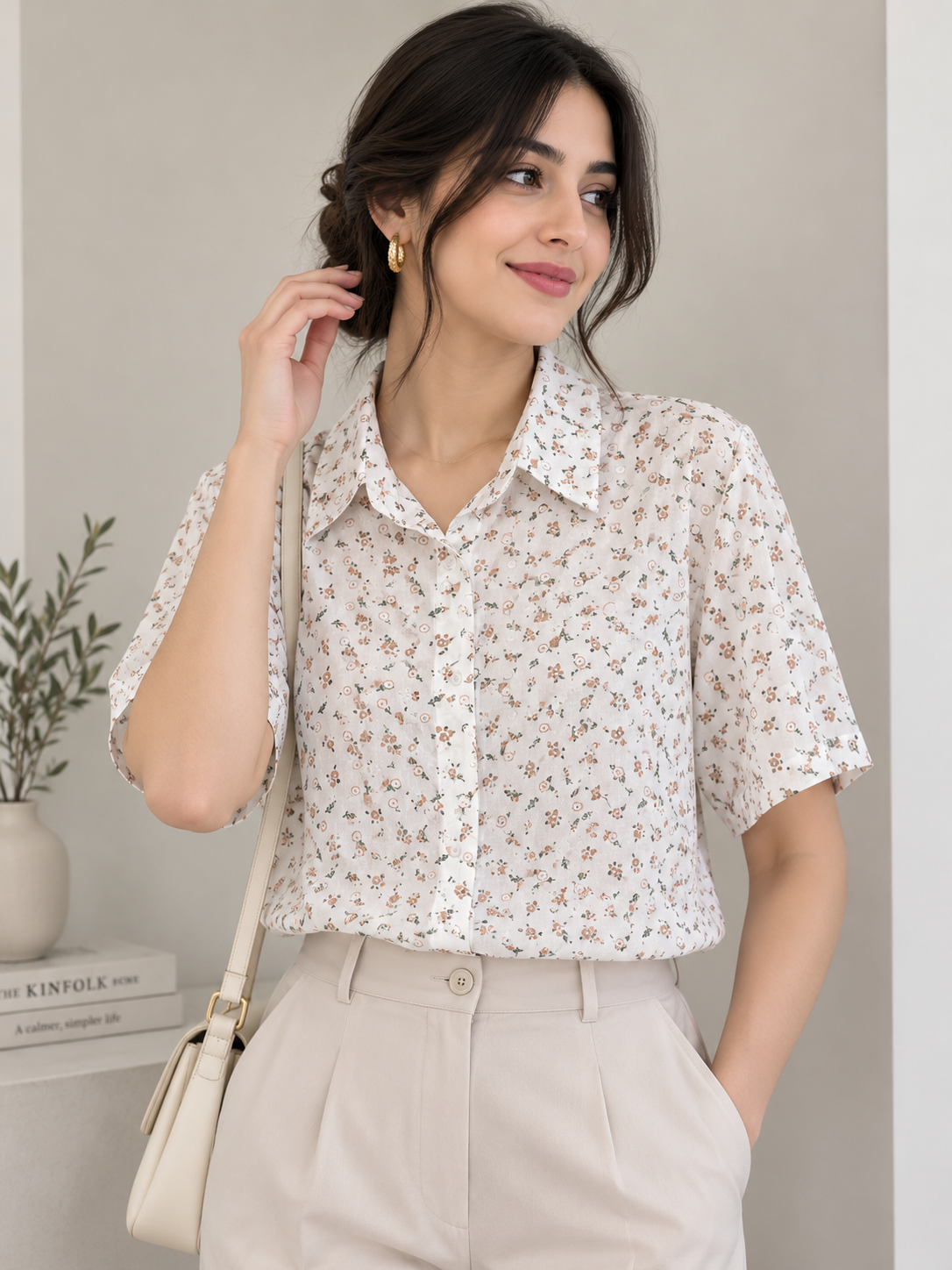 شومیز آستین کوتاه