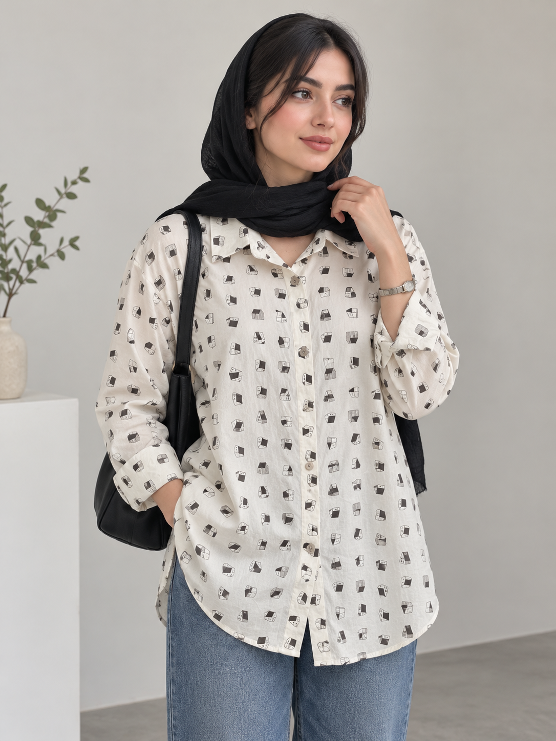 شومیز آستین بلند